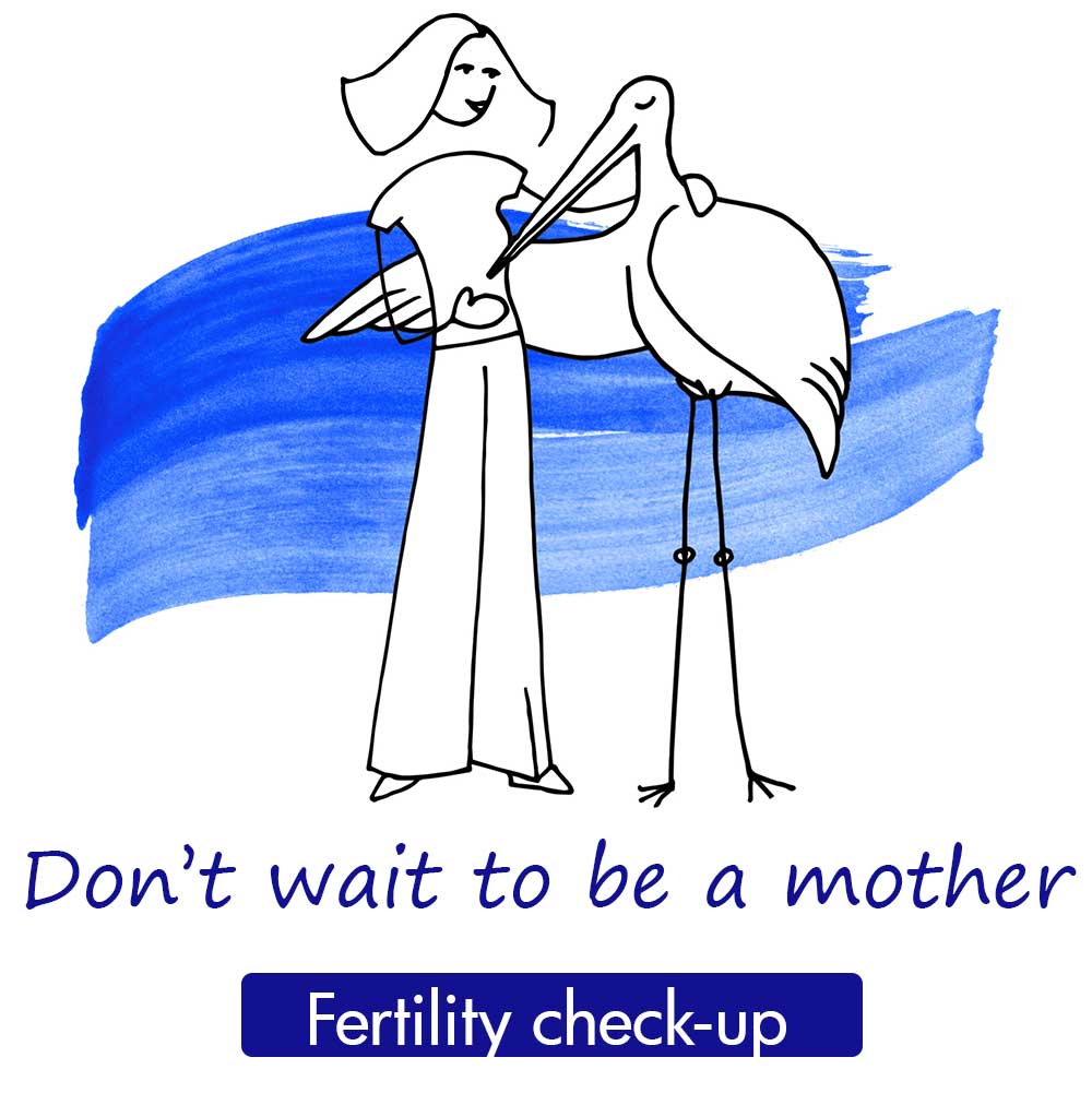 Woman fertility check-up