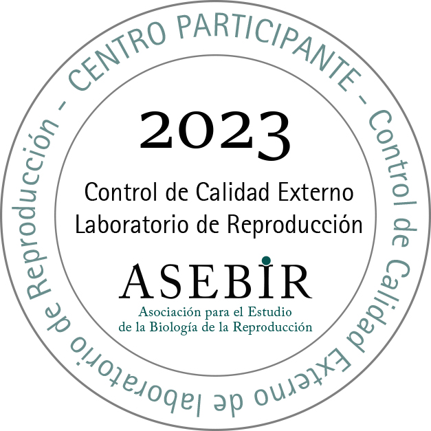 Logo Accréditation ASEBIR, Association espagnole pour l’Étude de la Biologie de la Reproduction